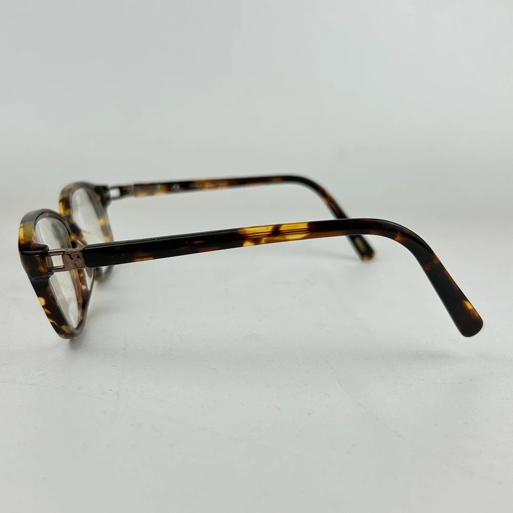 Furla Dais VU4760J Women's Eyeglasses Frame Black Yellow Plastic Full Rim 130 mm